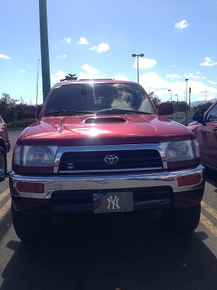 My 4Runner the hood/scoop