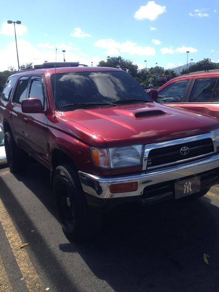 My 4Runner with hood w/scoop