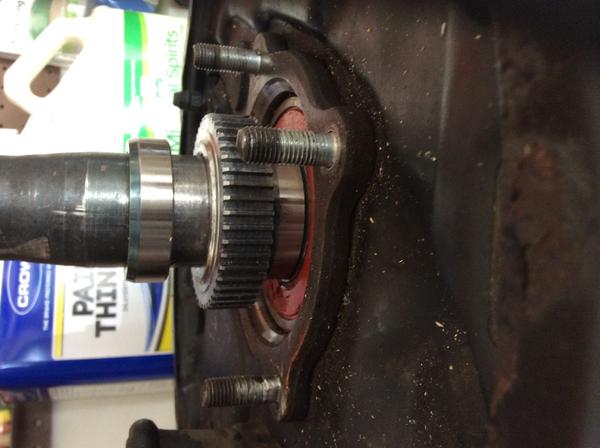 My axle while doing my rear axle seal