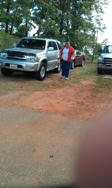 My baby driving it home for me.