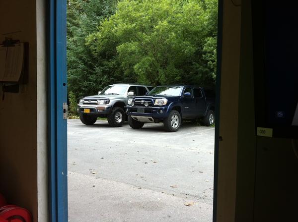 my baby sittin next to a fellow yota. looking good i must say