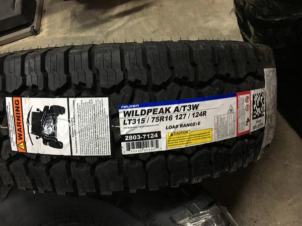 My big boy tires came today