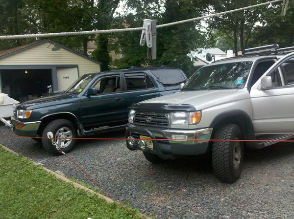 my brothers 98 limited and my sr5 96
