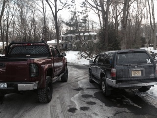 My buddys Silverado. Black Widow Edition