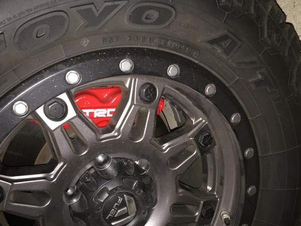My custom caliper paint job