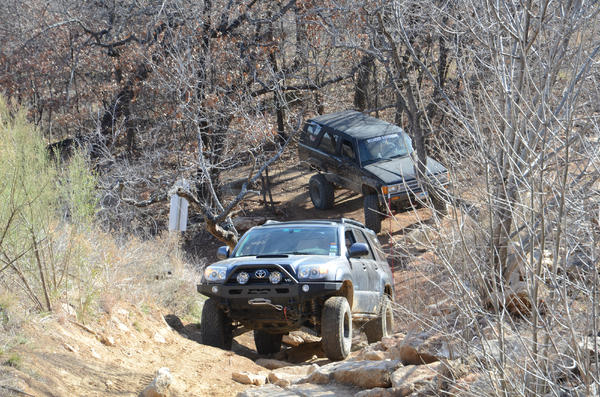 My first 4 diamond route. I made it. Only damage was my catback exhaust came apart. =)