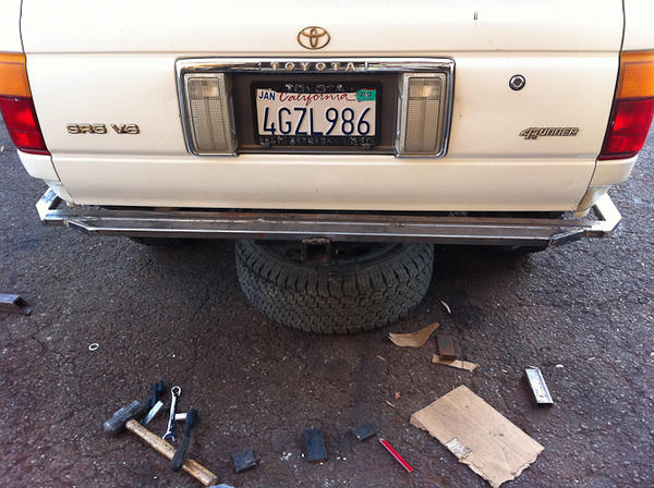My first rear bumper attempt. I'm working on a better design.