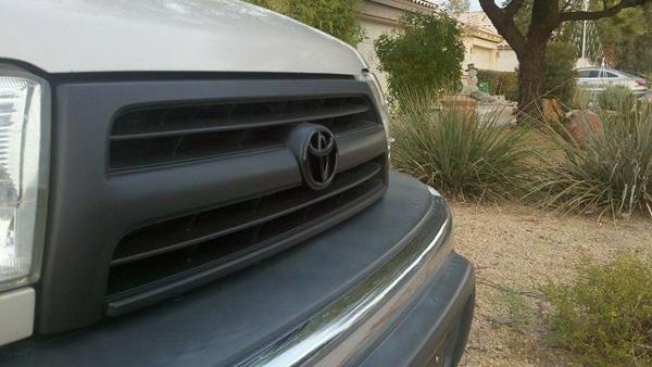 My grill after I got it powder coated, Courtesy of AZM Tint - Mesa, AZ