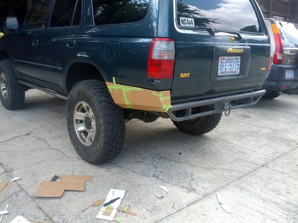 My new cardboard bumper additions!