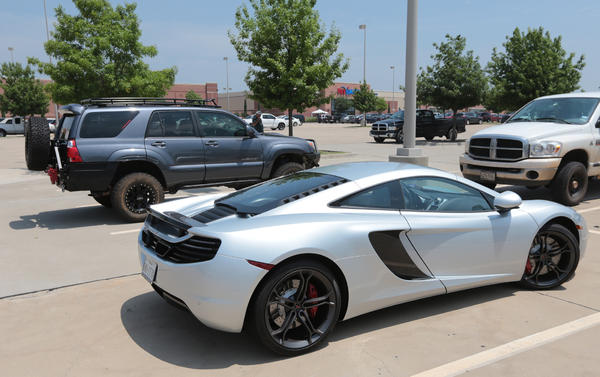 My new roof rack! Darn McLaren got in the way of my photo.