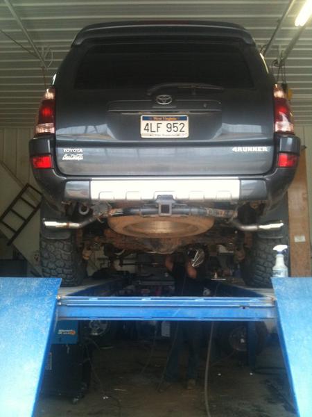 my new true dual exhaust