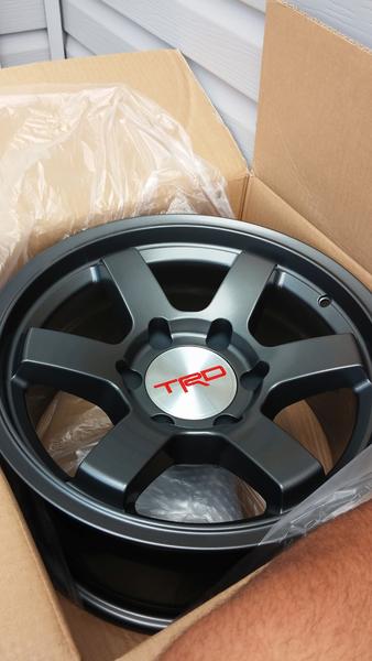 My new wheels and TRD caps