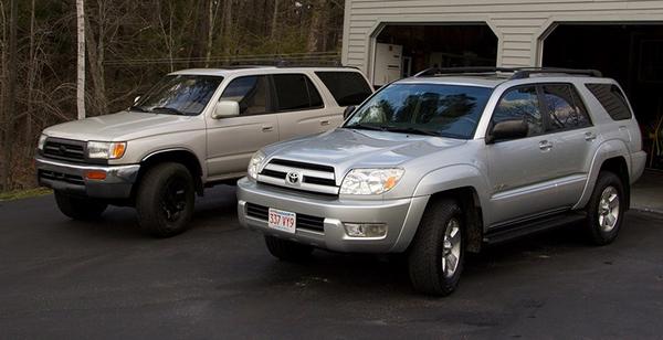 My sold 96 next to my new 04.