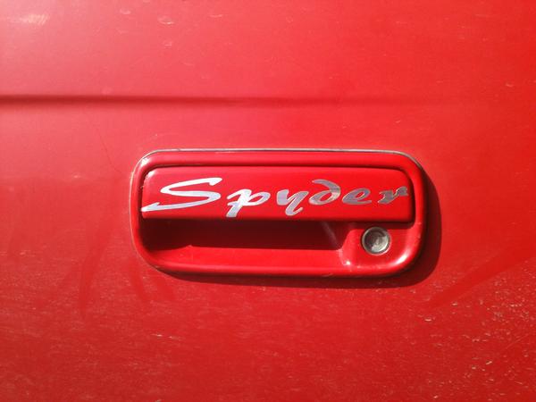 my spyder decal