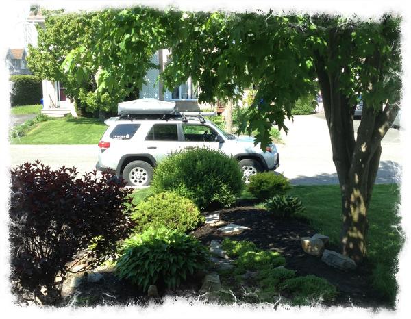 My T4R parked in front of the house...