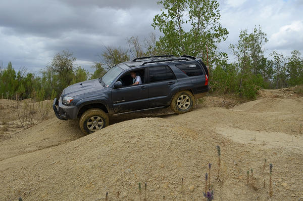 my teenage son doing some solo driving on the flex zone