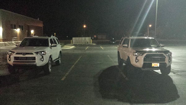 My TEP next to my buddies TRDPro