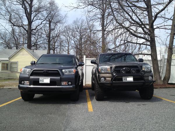 My truck and the bf's 2011 Tacoma TXPro