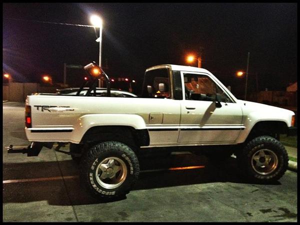 my truck top off
Mr. Fabio 
<3