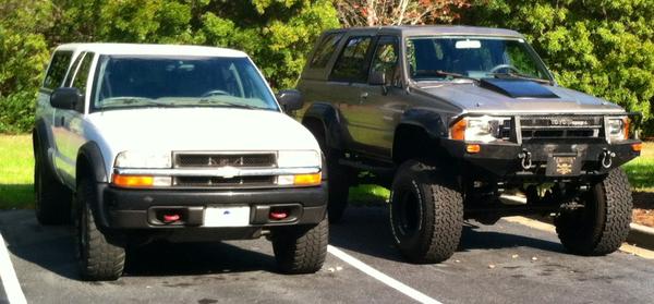My two trucks
