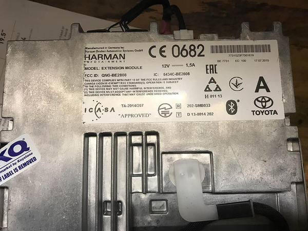 nav unit sticker