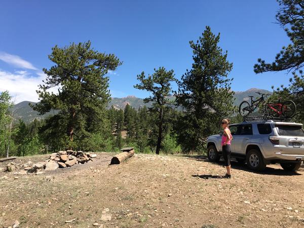 Near China Wall Trail/Tarryall Creek. Found a new Camping spot