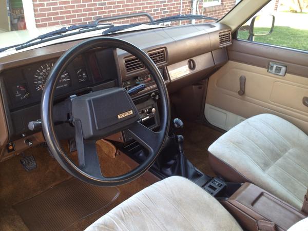 needs new seat upholstery, but cleaned up well inside. After thorough cleaning, before interior panel re-dye.