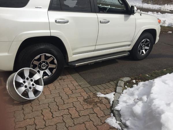 New 2017 rims and tires. Still have old rims.
