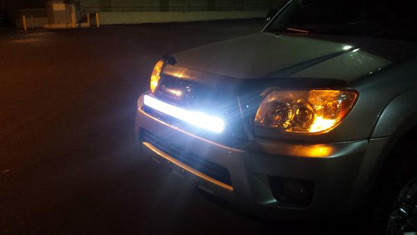 New 30" curved light bar.