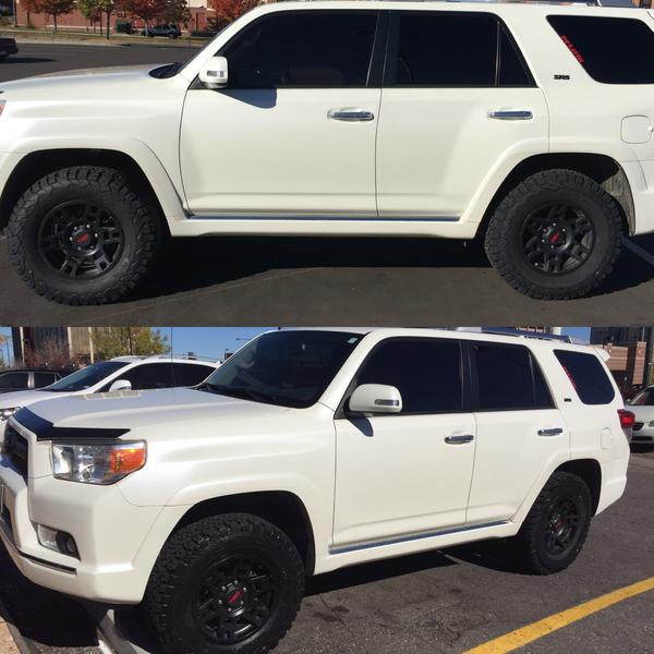New BFG KO2's 275/70/17. Looking real mean. Bring on the snow!!