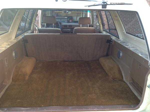 New carpet. Before interior panel re-dye.