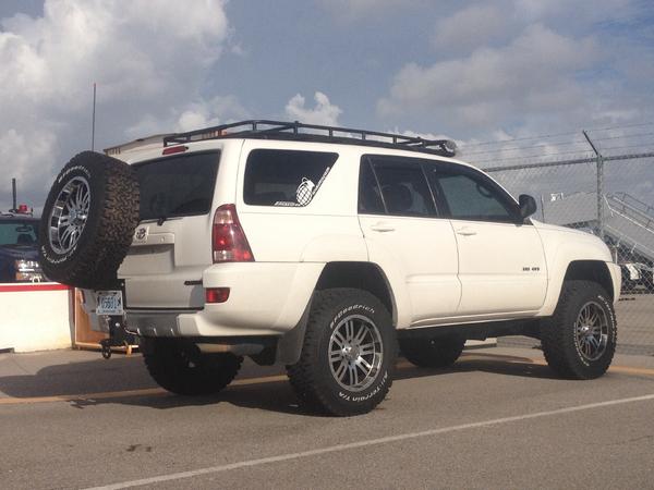 New CBI premium fold down rear tire carrier