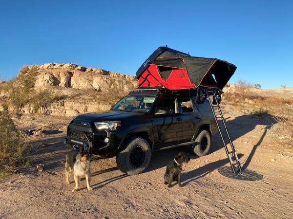 New CVT Mt Fury Tent - camping at Lake Mead