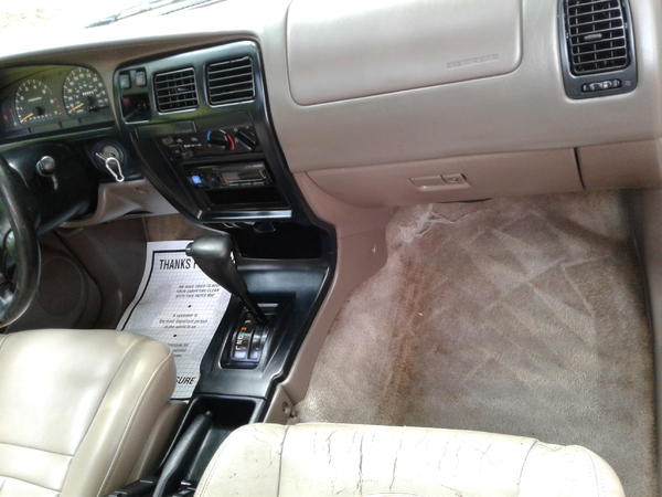 New driver's leather seat