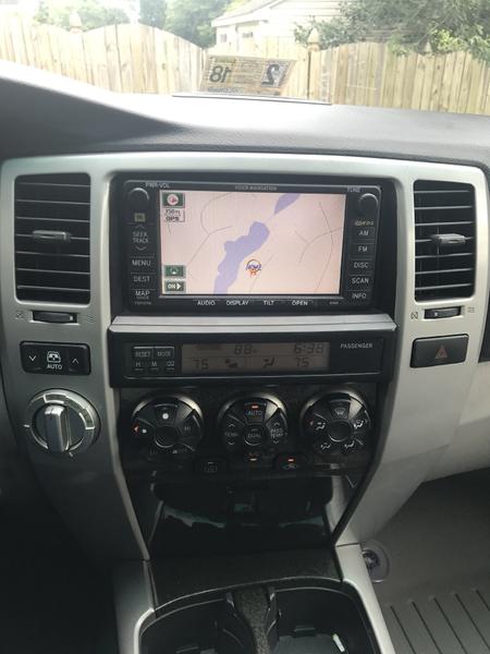 New E7005 Nav Unit, Dash Bezel, and heater controls.