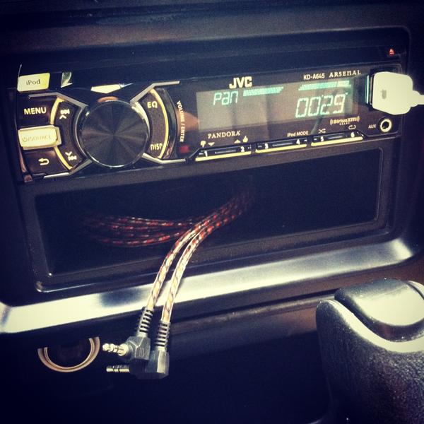New head unit. JVC KD-A645 arsenal.