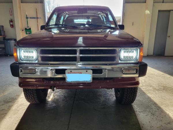 new LED headlights