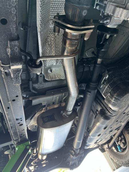 New Magnaflow piping