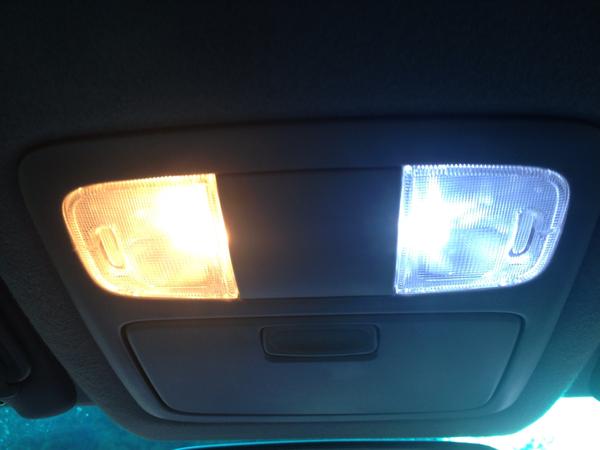 New map light on right