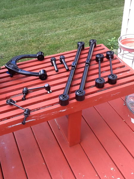 New OEM parts ready for paint