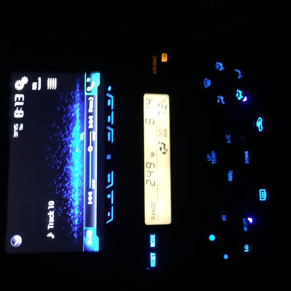 New Pioneer 5100 NEX. Also shows HVAC Orange delete which is still not finished