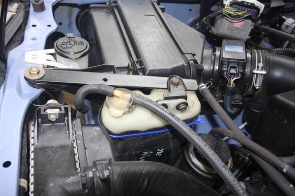new position for radiator overflow bottle