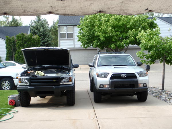New Rhino, along with Old Rhino (notice how Old Rhino was getting worked on...)