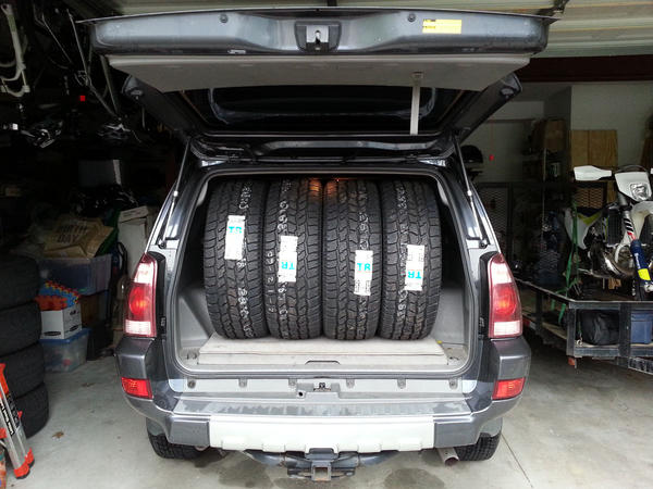 new rubber! Looks like I'm ready for a baja race.