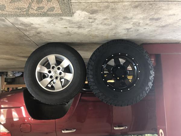 New tires... not sure why it keeps flipping upside down when uploading...
