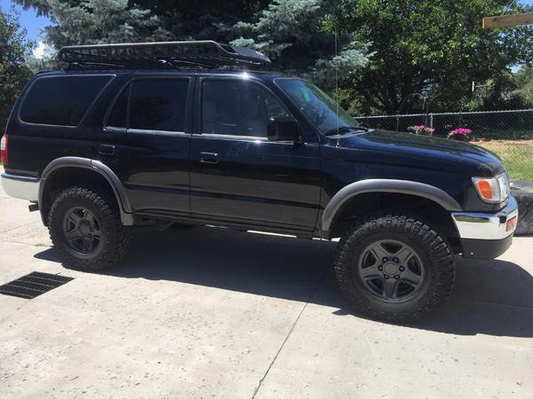 New Tires/ Wheels. Fender flares and wheels with some fresh paint