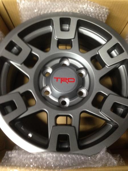 New TRD Pro Wheels waiting for install