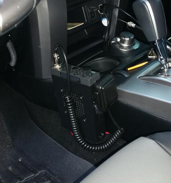 New Uniden CB Radio (PA speaker is installed behind the grill as well)