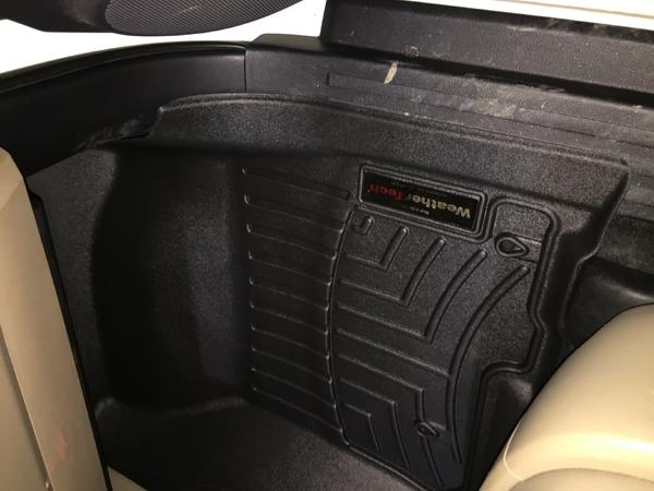 New WeatherTech mats front and back
