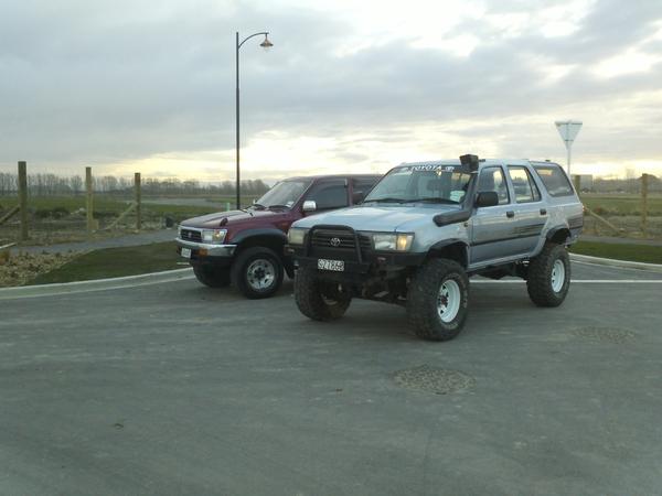 Next to my brothers 95 surf.